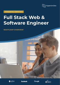 Immersive Full Stack Web & Software Engineer Bootcamp Syllabus - HyperionDev