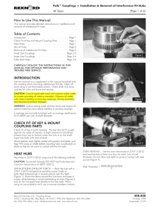 458-830 Falk-Couplings-Installation-and-Removal,-All-Types Manual