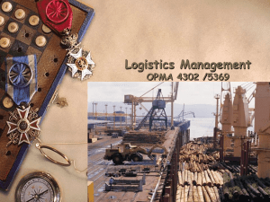 1 Introduction Logistic ppt