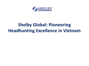 Shelby Global Pioneering Headhunting Excellence in Vietnam