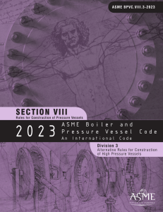 ASME Sec VIII-Div3 2023