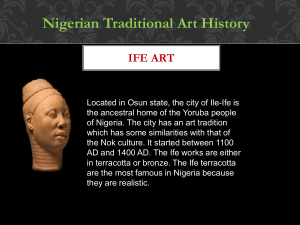 IFE ART HISTORY