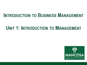 5-9-22 IBM - UNIT 1 Introduction to Management - pdf