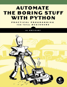 Automate the Boring Stuff with Python  Practical Programming for Total Beginners ( PDFDrive )