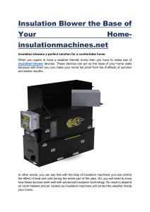 Insulation Blower the Base of Your Home-insulationmachines.net