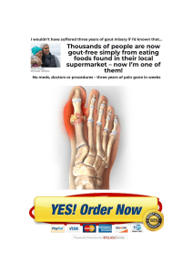 The End of Gout Review: Is It Scam or Legit? PDF Download!!!