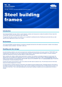 TB 34 - Steel building frames June 2020