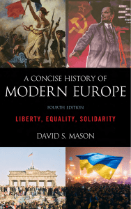 Concise History of Modern Europe 4e