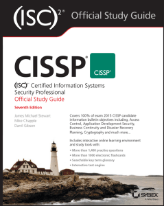 ISC2 OFFICIAL STUDY GUIDE CISSP SYBEX 7thEdition