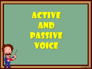 ppt passive voice