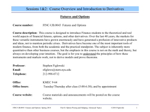 Figlewski Class Notes for Futures and Options UG Spring18-full set