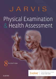 Jarvis Physical Examination & Health Assessment TEXTBOOK