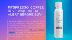 Fitspresso Coffee Reviews