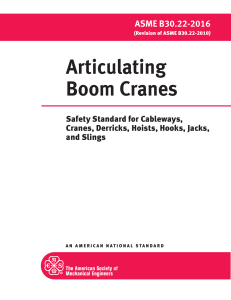 ASME B30.22-2016 - Articulating Boom Cranes