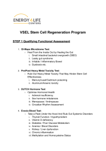 VSEL Brain Regeneration Program