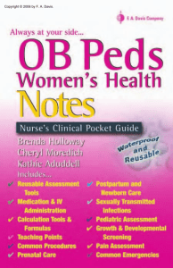 OB GYN and Pedia notes