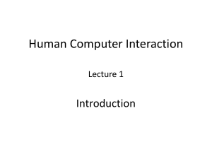 HCI-Lecture01