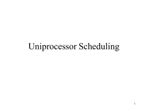 Chapter 5 Uniprocessor Scheduling p2