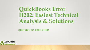 Some Easiest methods to elimiate QuickBooks Error 6000 832