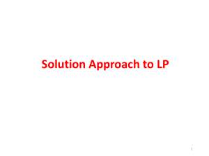 2 Graphical Solution Approach