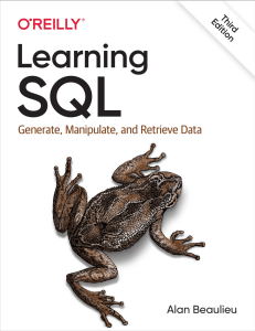 Learning SQL 3Ed Final