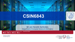 CSIN6843 (Adv Networks) Hons Info Session 8 Feb 2024