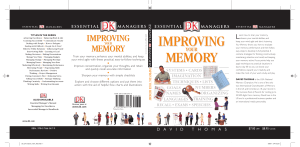 Improving Your Memory DK Essential Managers by DK David Thomas