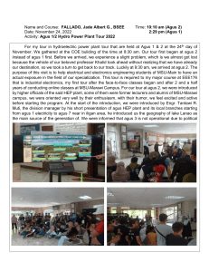 Jade Albert G. Fallado - Agus 12 Hydro Power Plant Tour 2022
