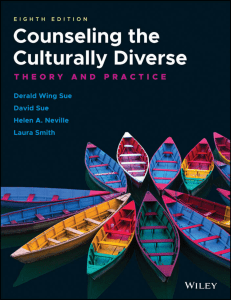 Derald Wing Sue, David Sue, Helen A. Neville, Laura Smith - Counseling the Culturally Diverse  Theory and Practice-Wiley (2019)