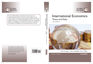 Paul R. Krugman, Maurice Obstfeld, Marc J. Melitz - International Economics  Theory and Policy, Glo