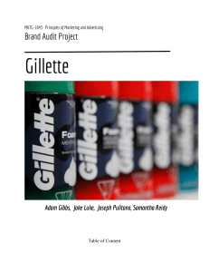 Brand Audit GIllete