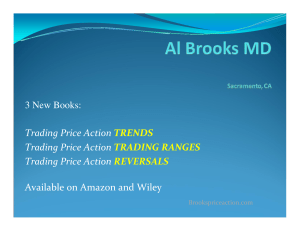 3 New Books Trading Price Action TRENDS