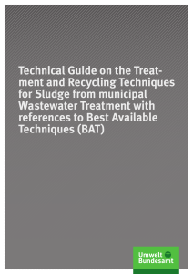 technical guide on the treatment and recycling techniques for sludge from municipal waste 1