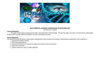 Biotech-MELC