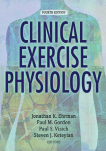 Clinical Exercise Physiology 4th Ed