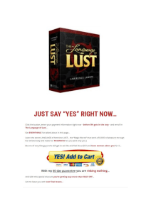 The Language Of Lust pdf download by Lawrence Lanoff (eBook)