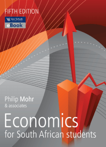 Economics for South African students 5th edition Philip Mohr and associates