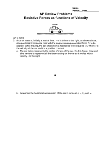 Resistive F-velocity- Problems