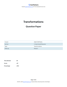 Copy of QP Transformation (medium)
