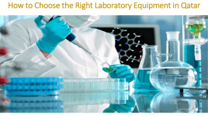 How to Choose the Right Laboratory Equipment in Qatar