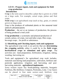 1-M-Field Crop Production   32