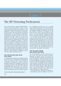 HP pretexting case