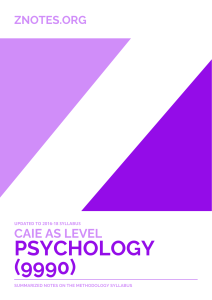 as-level-psychology-methodology