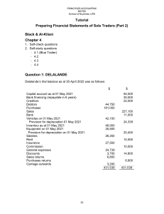 BA1102 The Financial Statements of Sole Traders (Part 2) q