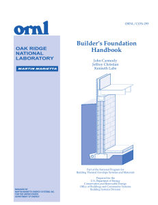Builders Handbook Foundation