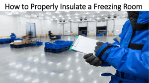 How to Properly Insulate a Freezing Room