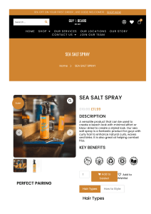 Salt Spray For Hair