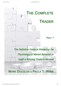 The Complete Trader Book Mark Doughlas