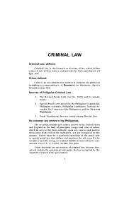 Luis B. Reyes, Revised Penal Code Book One