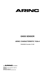 Arinc 743A-4
